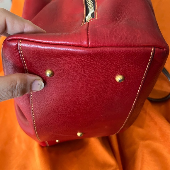 Dooney & Bourke EUC  Florentine Leather Large Zip Barlow - Picture 3 of 15